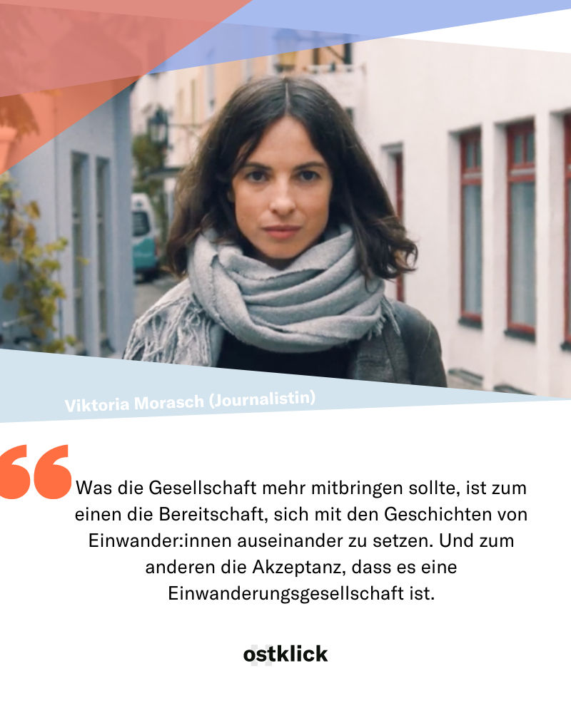 Viktoria Morasch: Akzeptanz für Geschichten von Einwanderern in der Einwanderungsgesellschaft Deutschland